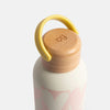 Caroline Gardner Pink Checkmate Water Bottle