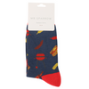 Miss Sparrow Sparrow BBQ Navy Socks