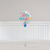 Pastel Confetti and Streamers Bubble Balloon