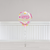Pink and Gold Bubble Balloon