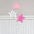 Pink and Silver Stars Bunch
