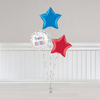 Red and Blue Birthday Bunch