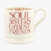 Emma Bridgewater Pink Toast Soul Sisters 1/2 Pint Mug