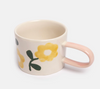 Caroline Garnder Yellow Flowers Ceramic Mug