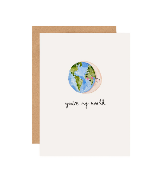 You're My World Mini Card