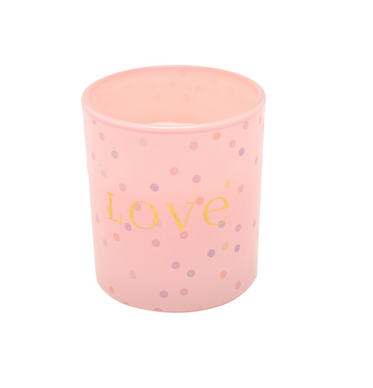 Confetti 'Love' Candle