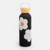 Caroline Gardner Multi Flower Charcoal Metal Water Bottle