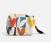 Caroline Gardner Multi Checkmate Hearts Mini Cube Cosmetic Bag