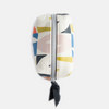 Caroline Gardner Multi Checkmate Hearts Mini Cube Cosmetic Bag
