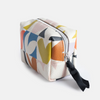 Caroline Gardner Multi Checkmate Hearts Mini Cube Cosmetic Bag