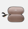 Caroline Gardner Multi Flower Charcoal Zip Around Glasses Case