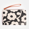 Caroline Gardner Mono Floral Travel Pouch