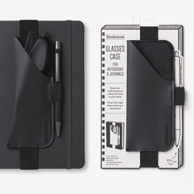 Bookaroo Glasses Case Black
