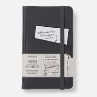 Bookaroo Pocket Notebook A6 Black