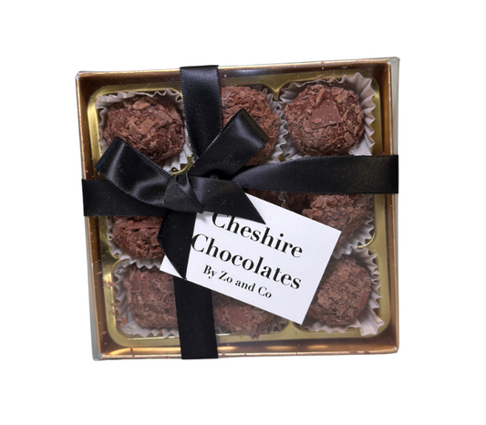 Cheshire Chocolates Praline and Salted Caramel Truffle Selection