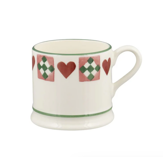 Emma Bridgewater Pink Quilts Small Mug