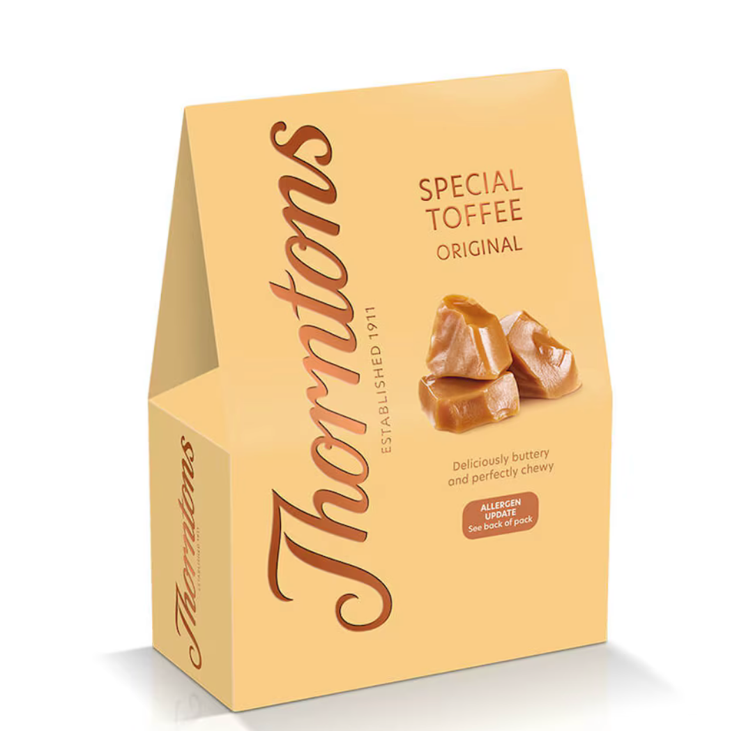 Thorntons Original Special Toffee Carton