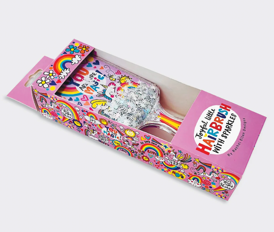 Rachel Ellen Sparkle Unicorn Joyful Little Hairbrush