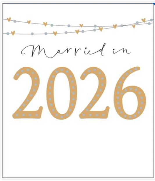 Married in 2026 Card
