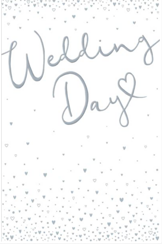 Silver Wedding Day Card