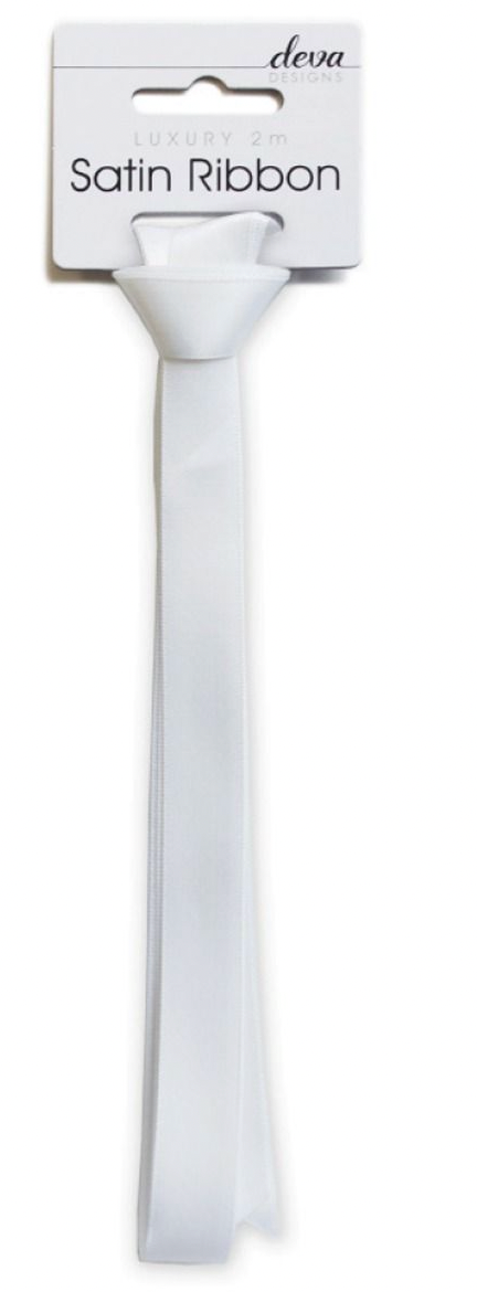 White Satin Ribbon