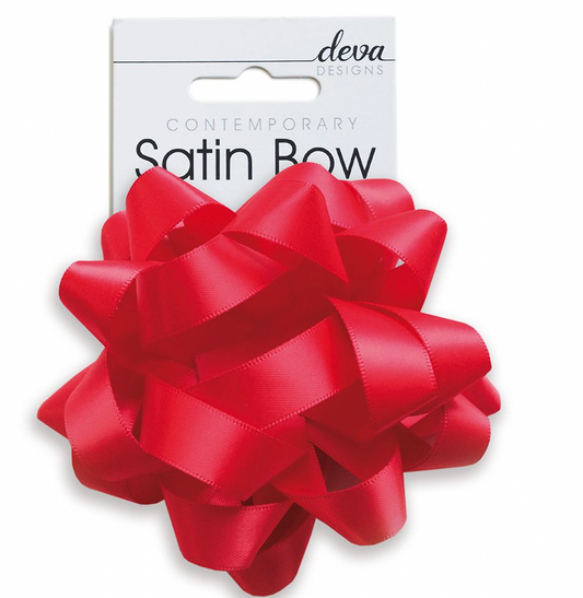 Red Satin Gift Bow