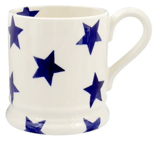Emma Bridgewater Blue Star 1/2 Pint Mug