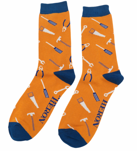Miss Sparrow Mustard Tool Socks
