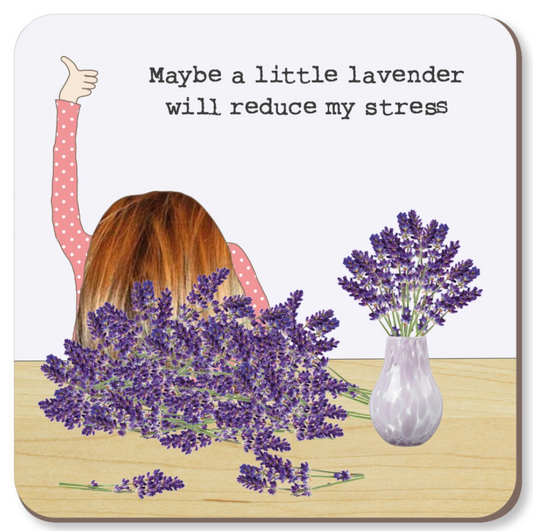Rosie Made A Thing A Little Lavender Coaster