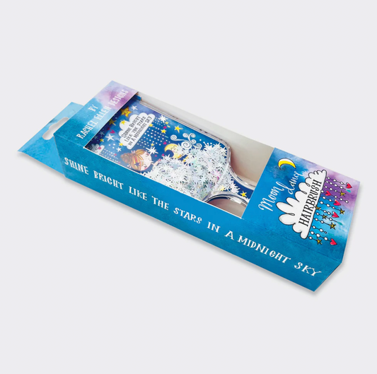 Rachel Ellen Sparkle Moon Dance Joyful Little Hairbrush