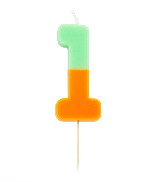 Talking Tables Bright Number Candle