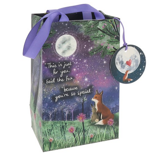 Fox Under The Moon So Special Small Gift Bag