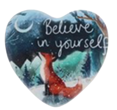 Fox Under The Moon Sentiment Token "Believe In Yourself"