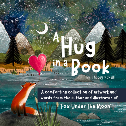 Fox Under The Moon "Hug In A Book" Mini Book