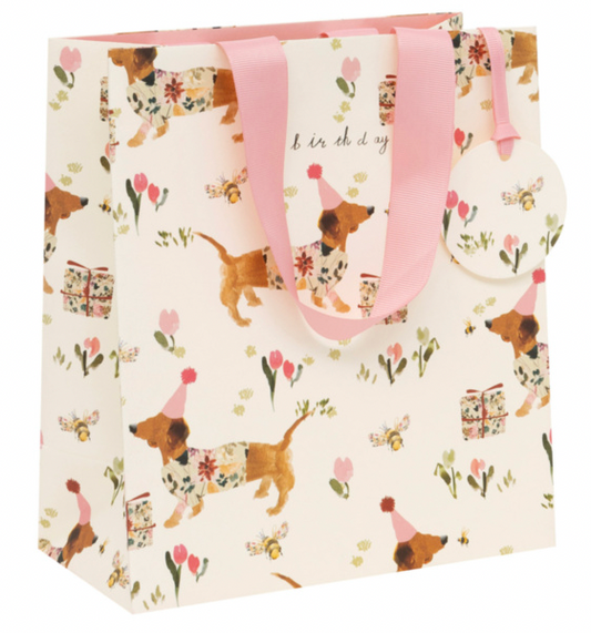 Birthday Sausage Dogs Gift Bag