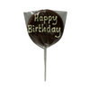 Chocolate 'Happy Birthday' Lolly