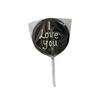 Chocolate 'I Love You' Lolly