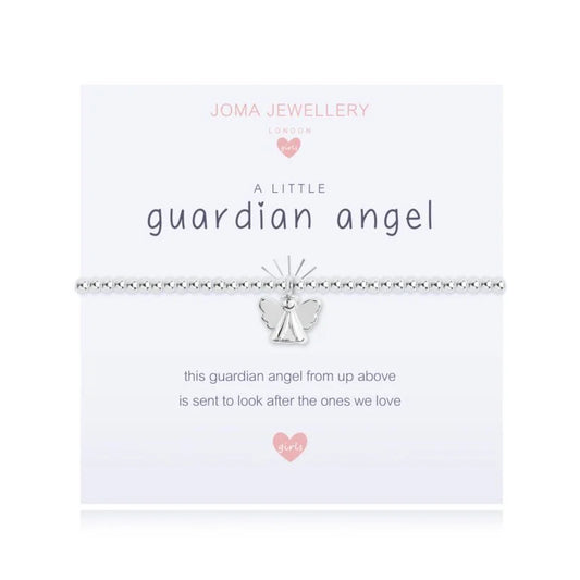Joma Jewellery Children's A Little 'Guardian Angel' Bracelet In White