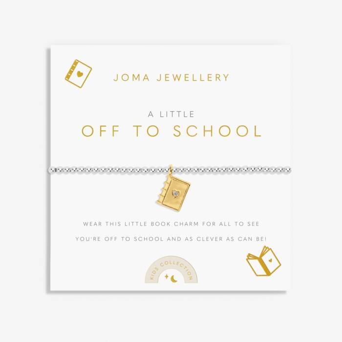 Joma Jewellery Children's ' A Little ' Off To School ' Bracelet