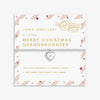 Joma Jewellery Love From Santa 'Merry Christmas Granddaughter' Children's Bracelet