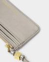 Katie Loxton Gift Boxed Coin & Card Holder Pewter