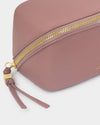 Katie Loxton Fold-Out Mirror Makeup Bag Deep Rose