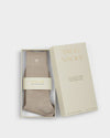 Katie Loxton Gift Boxed Heart Socks Taupe