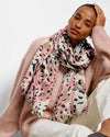 Katie Loxton Printed Scarf Blush Tortoiseshell