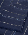 Katie Loxton Printed Scarf Navy Dotted Stripe