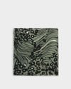 Katie Loxton Printed Foil Scarf Abstract Animal Khaki