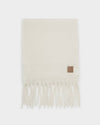 Katie Loxton Oversized Recycled Tassel Scarf Off White